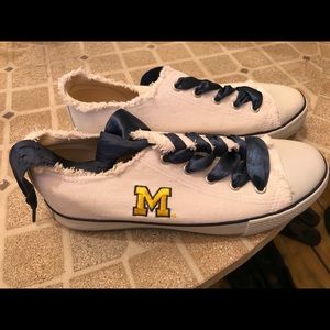 Michigan tennis shoes